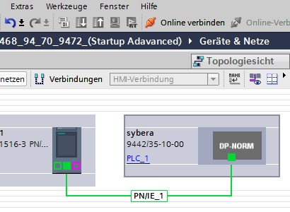 Verwendung mit TIA-Portal